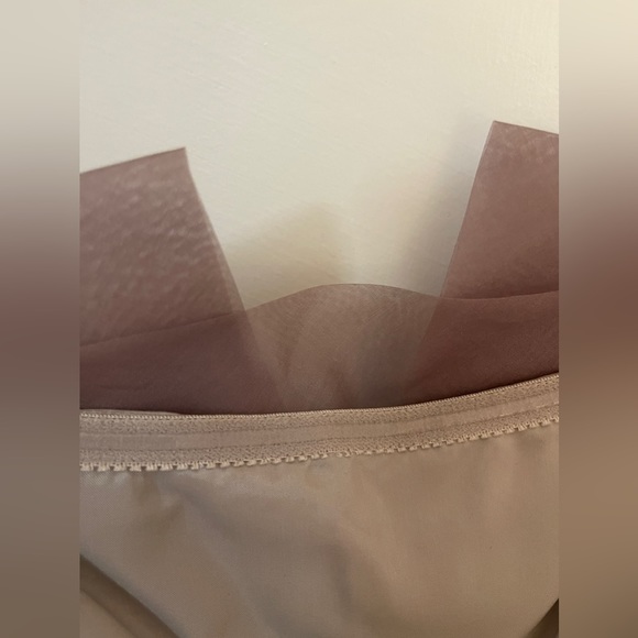 NWOT, BCBGMaxaria Runway, silk & chiffon strapless cocktail dress, size S - Picture 5 of 6